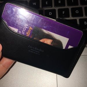 Acne Studios Leather Card Holder